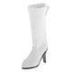 thumbnail image 4 of Zapatos ñeca Yotijar Ropa de arranque de muñeca de 12 pulgadas blanco, 4 of 10