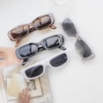 thumbnail image 3 of Gafas De Sol ovaladas Vintage para mujer, lentes rectangulares, pequeñas, elipse, UV400, 3 of 4