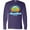 Purple, variant on Inktastic Summer Enjoy the Sunshine Newport Beach Florida in Blue Long Sleeve T-Shirt
