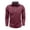 #058-Wine, variant on Yusimy Mens Spread Collar Long Sleeve Shirt Contrast Placket Button Pullover Classic Casual Golf Tennis Active Daily Wear