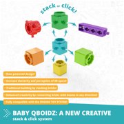 Engino QBOIDZ- My First Steps Building STEM Toys for Kids Ages 1.5+ (Medium Set in a Plastic Tub)