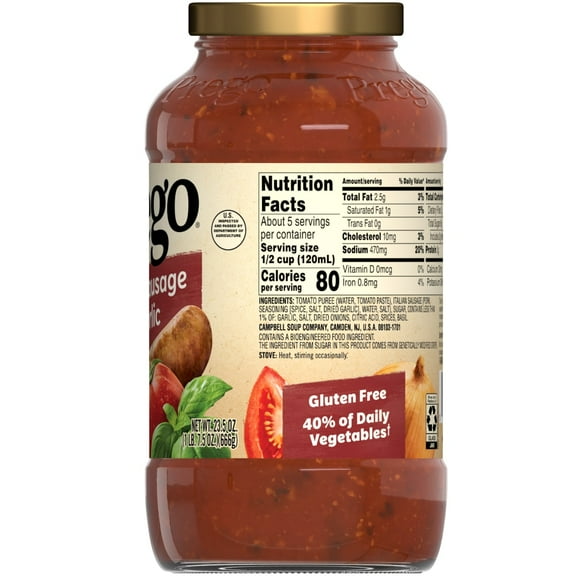 Prego® Italian Sausage & Garlic Meat Sauce