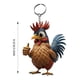 thumbnail image 2 of Xihbxyly Llavero con Colgante de Gallo, Diseño Artesanal Único, Versátil Accesorio para Bolso, Llave de Coche, Divertido Adorno de Pollo, Regalo Perfecto para Esposa, Novia o Madre (1 Unidad)., 2 of 2