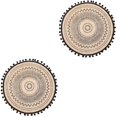 thumbnail image 2 of OUSITAID 2 pcs  Creative Placemat Household Decorative Teacup Mat Anti-scalding Pad, 2 of 6