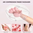 thumbnail image 5 of ALLJOY Cordless Hand Massager with Heat, Rechargeable Finger Massager, 3 Compression Levels, Ideal Gift for Loved Ones, Pink, 5 of 7