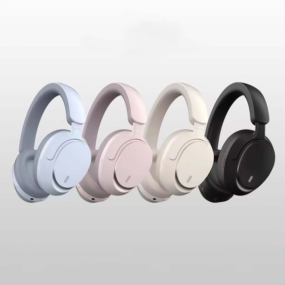 Wireless Bluetooth Headphones Noise Cancelling Headphones Over-Ear Headphones Foldable Low Latency High Battery 5.4 Sports Gaming Bluetooth Headphones Black