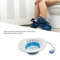 thumbnail image 3 of Portable Folding Sitz Bath For Hemorrhoids, Postpartum Care, Durable And Comfortable Materials, Simple To Use, Hygienic And Convenient With Flush Function, 3 of 8