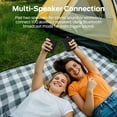 thumbnail image 2 of Monster Cube 1 Portable Bluetooth Speaker, IPX7 Waterproof, Bluetooth 6.0, 20H Playtime, Powerful Stereo Sound, Speaker for Home, Outdoors and Travel, Black, 2 of 7
