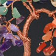 thumbnail image 5 of Árbol de cristal de chakra de árbol de la vida natural premium con propiedades curativas - Bonsai Feng Shui Money Tree Healing and Good Luck Xemadio LHH-0664, 5 of 5