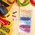 thumbnail image 3 of Kit de conectores eléctricos de desconexiones rápidas macho, 120 piezas, terminales de cable en T, conectores de cable, 3 of 6