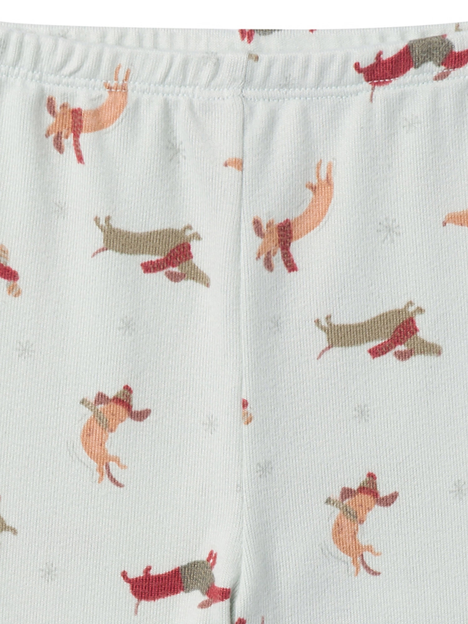 Modern Moments by Gerber Gender Neutral Tight Fitting Christmas Pajama Set, 2-Piece, Sizes 12 Months - 12 Kids