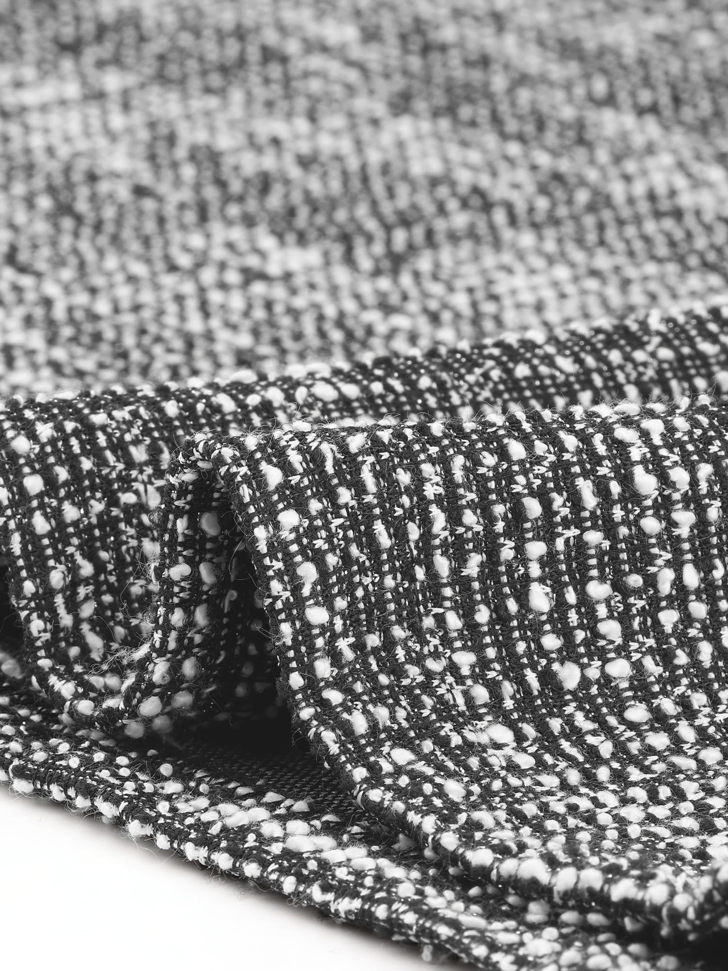 DARING DIVA Women's Plus Size Tweed High Waisted Stretchy Pencil Skirt 4X Black