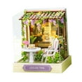 thumbnail image 4 of Casa de muñecas en miniatura de madera 3D Strade Fareast Limited con Led incorporado, 4 of 8