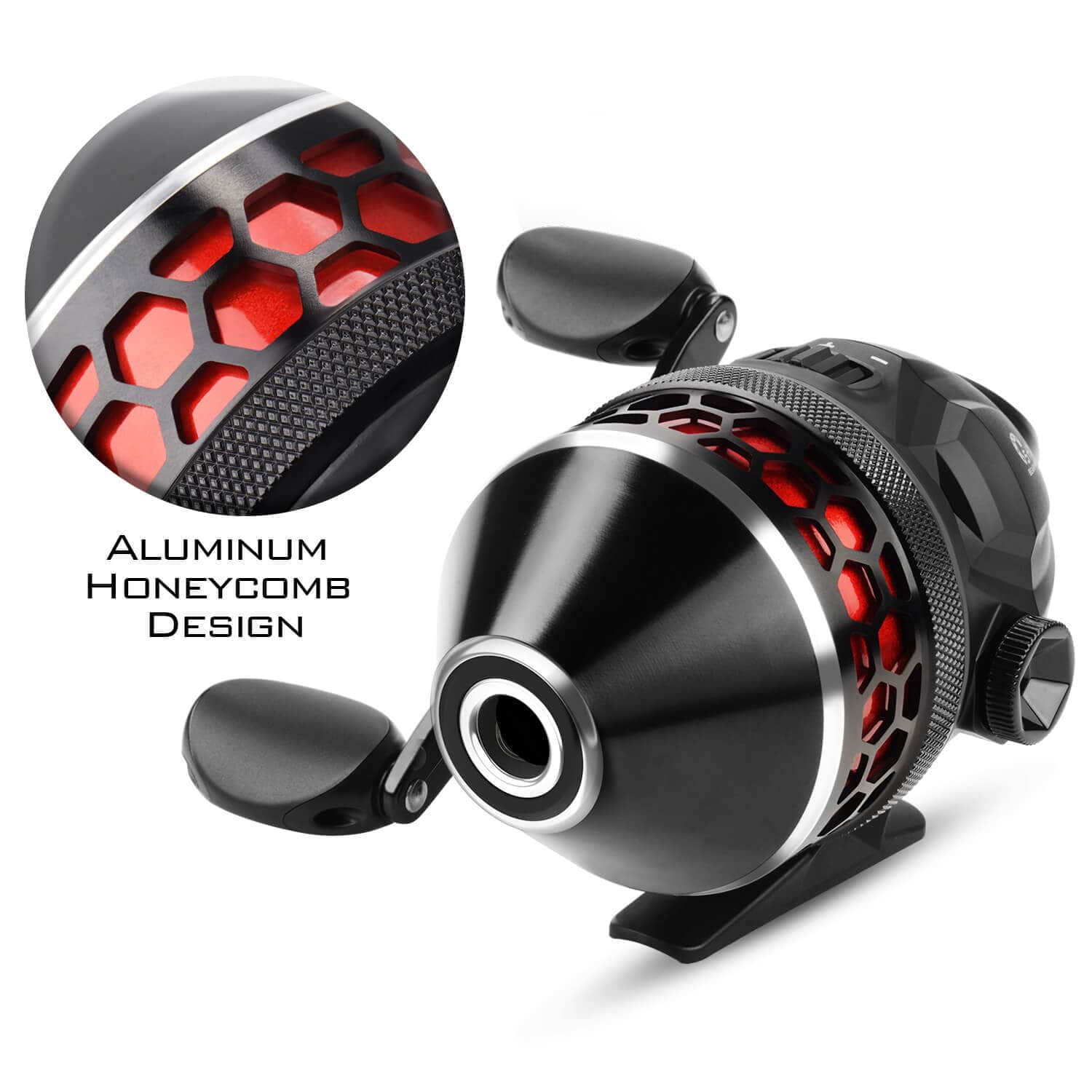 KastKing Spincast Fishing Reel,High Speed 4.0:1 Gear Ratio, Includes Monofilament Line