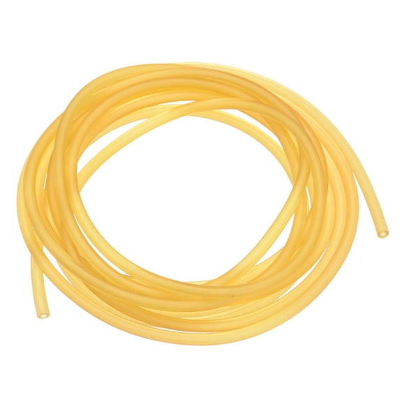 Uxcell Natural Latex Rubber Tubing 1.7mm ID 4.5mm OD 10ft Highly Elastic for Sports Exercise Fitness