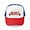 Red/Blue/White, variant on - Beast Red - Adjustable Unisex Printed Trucker Hat with Mesh Back