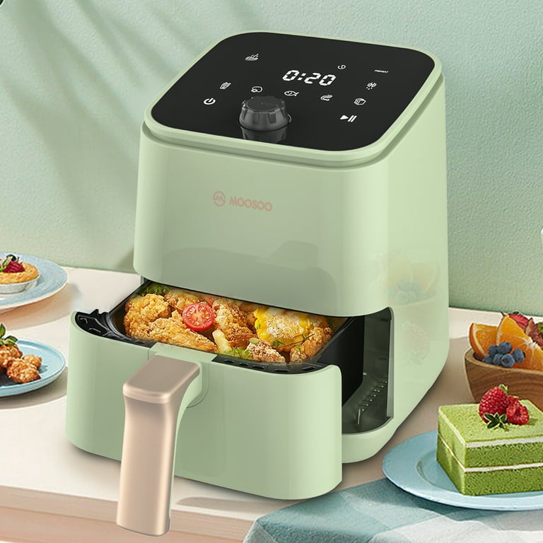 8 In 1 Mini Air Fryer 2qt With Touchscreen, Temp/timer Control Ma29