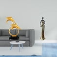 thumbnail image 2 of Figura de delfín,Colección de adornos de escritorio con figuras de delfines,Estatua decorativa moderna para el hogar,artesanías artísticas,Figura de escritorio,Artesanía de escritorio con, 2 of 8