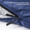 thumbnail image 3 of XXL Navy All-Season Rectangular Sleeping Bag for Adults, 90.55" x 39.37", Left-Zip, 5.5 lbs, Water-Resistant, 3 of 6