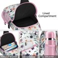 thumbnail image 4 of Sac à Dos Rétro Tropical Bloom pour Femmes, Sac de Voyage Artistique Léger avec Motif Floral, 4 of 6