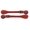 Red, variant on Showman Ladies Glitter Leather Spur Straps