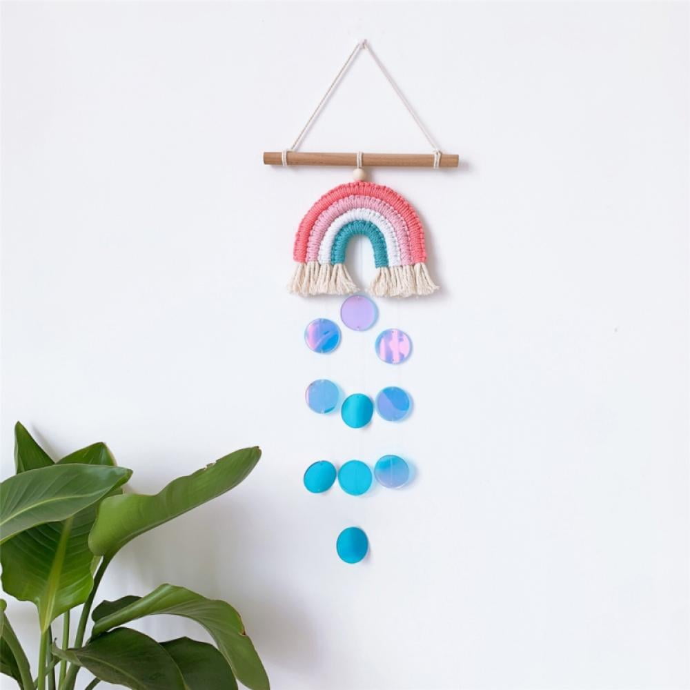 Rainbow Baby Crib Mobile Cloud Ceiling Crib Mobile Raindrop Felt