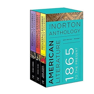The Norton Anthology of American Literature, (Paperback) - Walmart.com