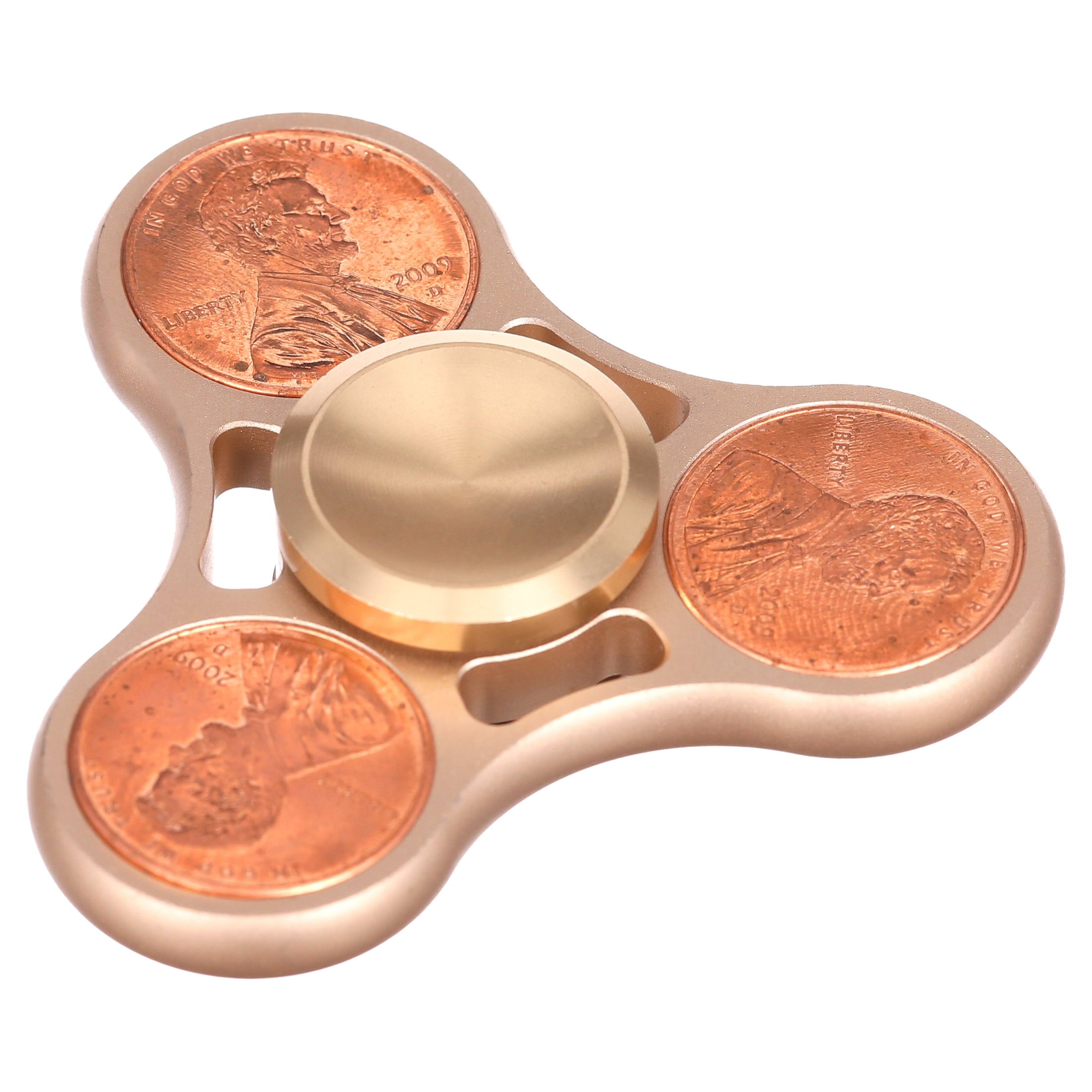 Coin Fidget Spinner - Penny Hand Stress Toy for Kids/Adult