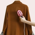 thumbnail image 2 of Abbracc Portable Mini Steam Iron Electric Heating Iron Handheld Electric Iron for Outing Pink, 2 of 7