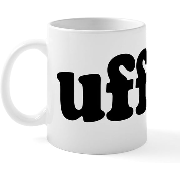 CafePress Uffda Multi Color Text Mugs 11 oz (325 ml) Ceramic Coffee Mug