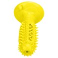 thumbnail image 2 of Bite Resistant Dog Toy, Natural Rubber Pet Rubber Toothbrush Pet Oral Cleaning Toothbrush Puppy Toothbrush With Sounding Device For Teeth Training Yellow, 2 of 8