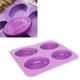 thumbnail image 5 of Molde De Chocolate, Molde Ovalado De Silicona Antiadherente De 4 Vigas Multiusos Para Jabones De Bricolaje Para Postres Para Cupcakes, 5 of 8