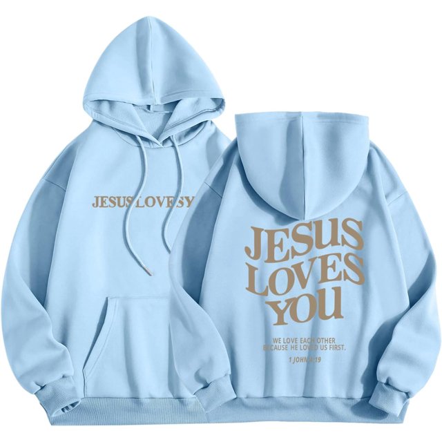 Pink Graphic Hoodie For Women 2024 Cute Preppy Sweatshirt Long Sleeve Drawstring Pullover Tops With Pockets