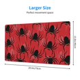 thumbnail image 2 of Naloa Spider Gaming Mouse Pad Large Mouse Mat Long Extended Desk Pad Non-Slip Rubber Mice Pads Stitched Edges Thin Pad (16x29.5 Inch), 2 of 8
