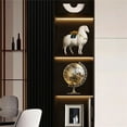 thumbnail image 4 of Ornement Cheval Blanc Chanceux avec Lingot d'Or - Décoration Maison Indispensable, 4 of 6