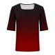 thumbnail image 4 of Blusas de Manga Corta para las Mujeres, Moda Verano Impreso, Blusas de Cuello Redondo, Chaqueta de Manga Corta para las Mujeres, 4 of 8