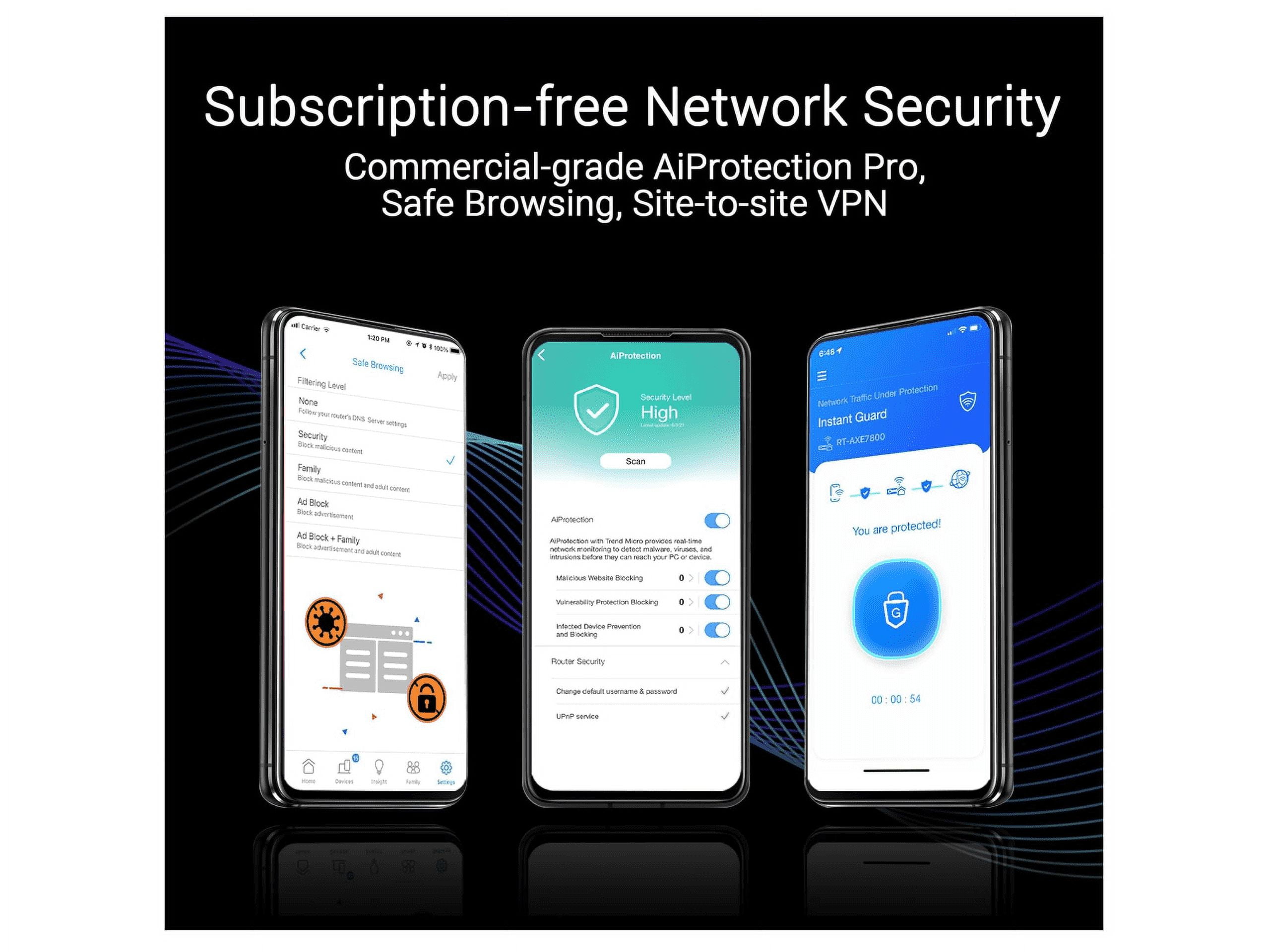 ASUS ZenWiFi BT10 Tri-band WiFi 7 Mesh, 18 Gbps, 6000 sq.ft (2pk), Dual 10G Ports, Security and Parental Controls Included, Smart Home Master SSIDs, 4G & 5G Mobile Tethering