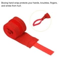 thumbnail image 4 of Uxcell Boxing Hand Wraps 118" Length Martial Arts Fist Bandages,, Red 2 Pack, 4 of 6