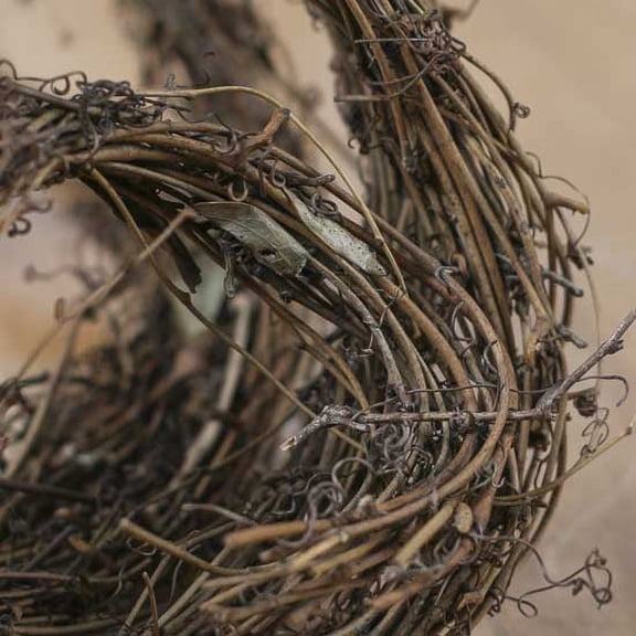 Factory Direct Craft 9' Natural Grapevine Twig Garland, Rustic Vine Garland for DIY Wreaths, Wedding Decorations & Farmhouse Home Décor