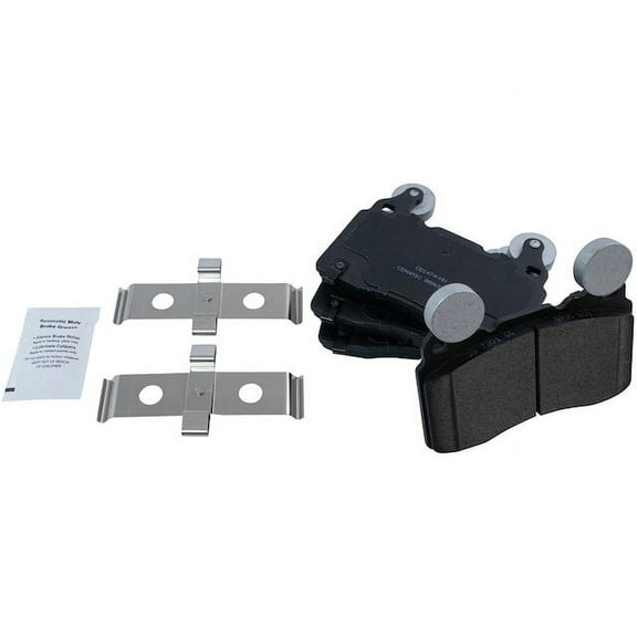 Front Brake Pad Set - Compatible with 2012 - 2021 Tesla S 2013 2014 2015 2016 2017 2018 2019 2020