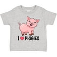 thumbnail image 3 of Inktastic I Love Piggies Cute Pig Boys or Girls Toddler T-Shirt, 3 of 5