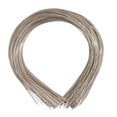 thumbnail image 4 of Paquete de 50 diademas finas de metal duro de 1,5 mm de ancho para hombres Jinwen Plata, 4 of 8