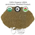 thumbnail image 2 of Organic Way Krishna Tulsi / Holy Basil Powder (Ocimum Tenuiflorum) | Herbal Tea - Organic & Kosher Certified | Raw, Vegan, Non GMO & Gluten Free | USDA Certified | Origin - India (1LBS / 16Oz), 2 of 4