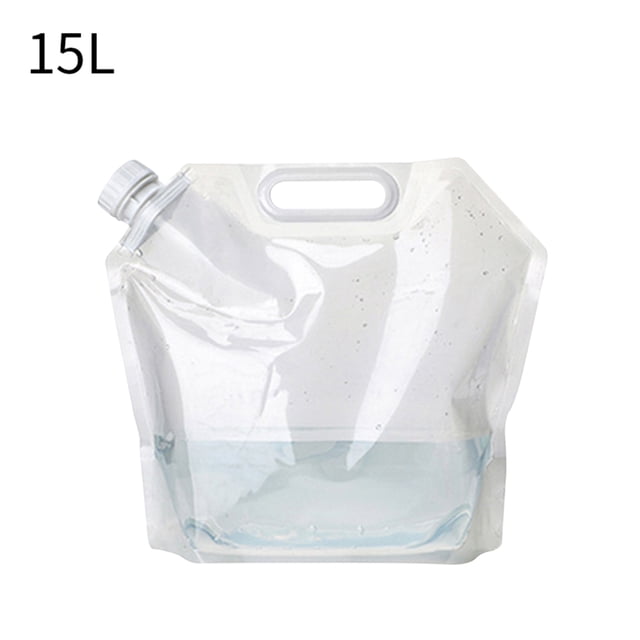 fastboy 5/10/15L Folding Water Bag Storage Jug Good Sealing Waters Bottle with Inlaid Handle Collapsible Water Container Large Capacity 15L