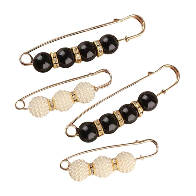 Broches 4 broches de para mujer, cierres de Clip decorativos ajustables, prendedores de para manualidades DIY para , gemelos, , estilo B Estilo B Magideal Broches