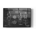 thumbnail image 1 of Epic Art 'Dress Form Blueprint Patent Chalkboard' Acrylic Glass Wall Art, 12"x16", 1 of 2