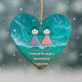 thumbnail image 1 of Adorno de corazón artesanal con motivos marinos, estilo moderno, recuerdo de viaje, regalo perfecto para el hogar o la oficina, de resina, diseño de corazones, de gran impacto visual, vidrio, 1 of 8