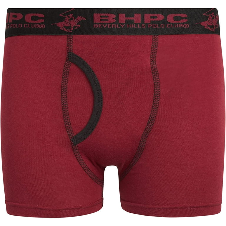 Beverly Hills Polo Club Boys Underwear 10 Pack Cotton Boxer