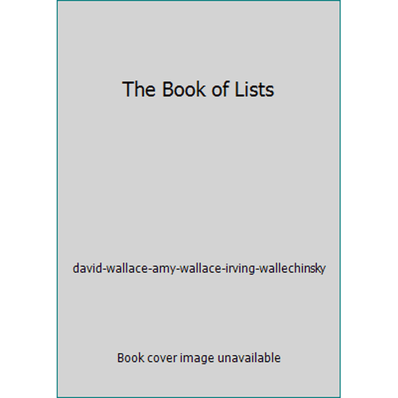 Pre-Owned The Book of Lists (Unknown) 0553124005 9780553124002