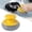 Yellow, variant on 2 Pcs Stainless Steel Wool Scrubber with Handle, Heavy Duty Pot Scrubbers Dish Scrubber Cleaning Brush Wash for Dish, Scrubbing Brushes Cleaning Supplies for Pots, Pans, Grills, 3.14"x2.16", Purple